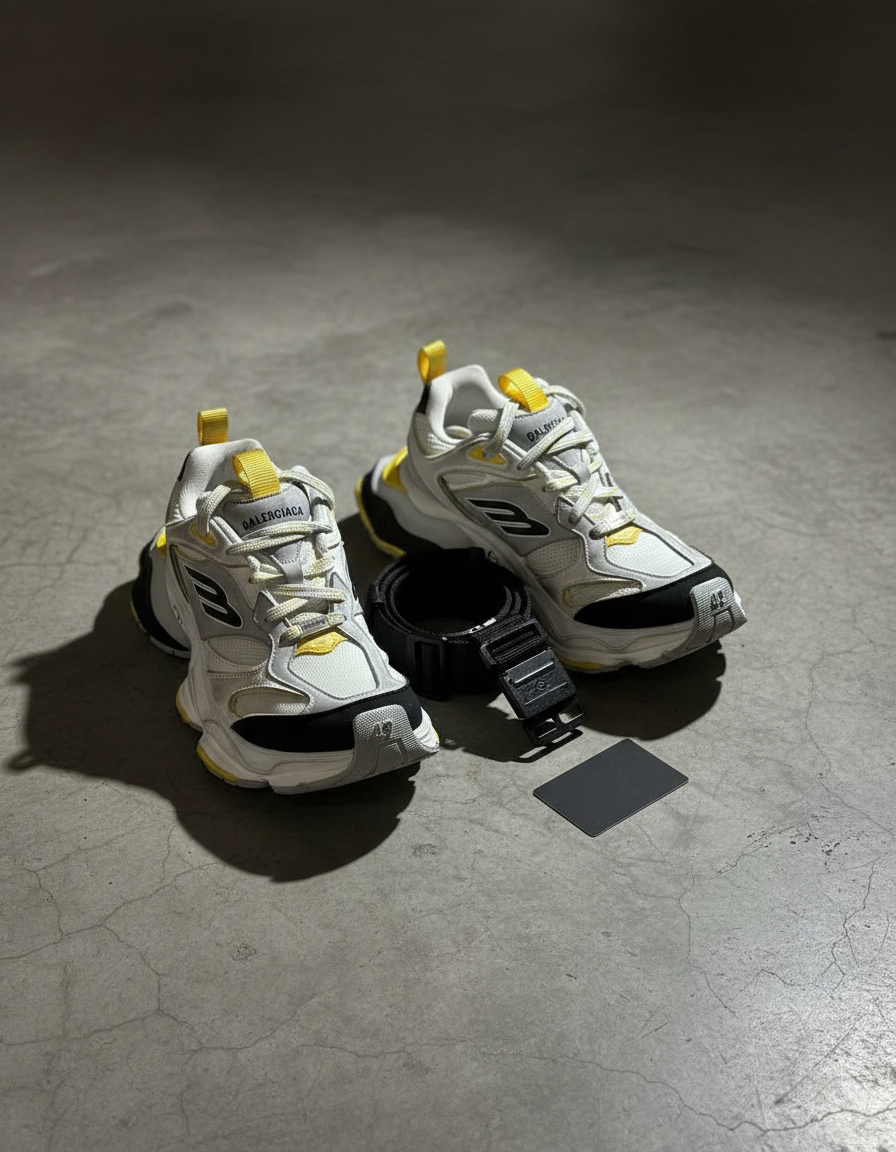 Balenciaga Cargo — AI на бетоне