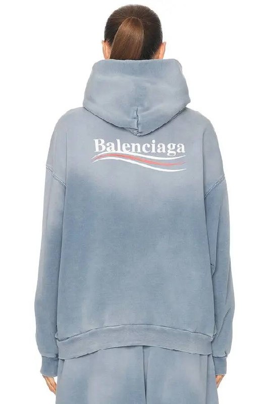 Balenciaga худи — лого крупно