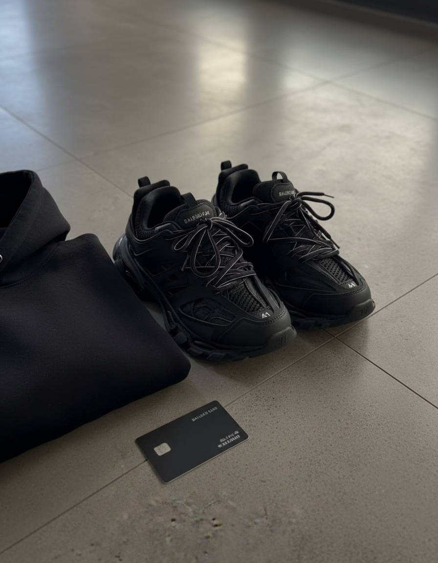 Balenciaga Track — AI на бетоне