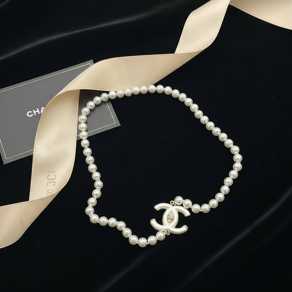 Chanel колье — AI на бархате