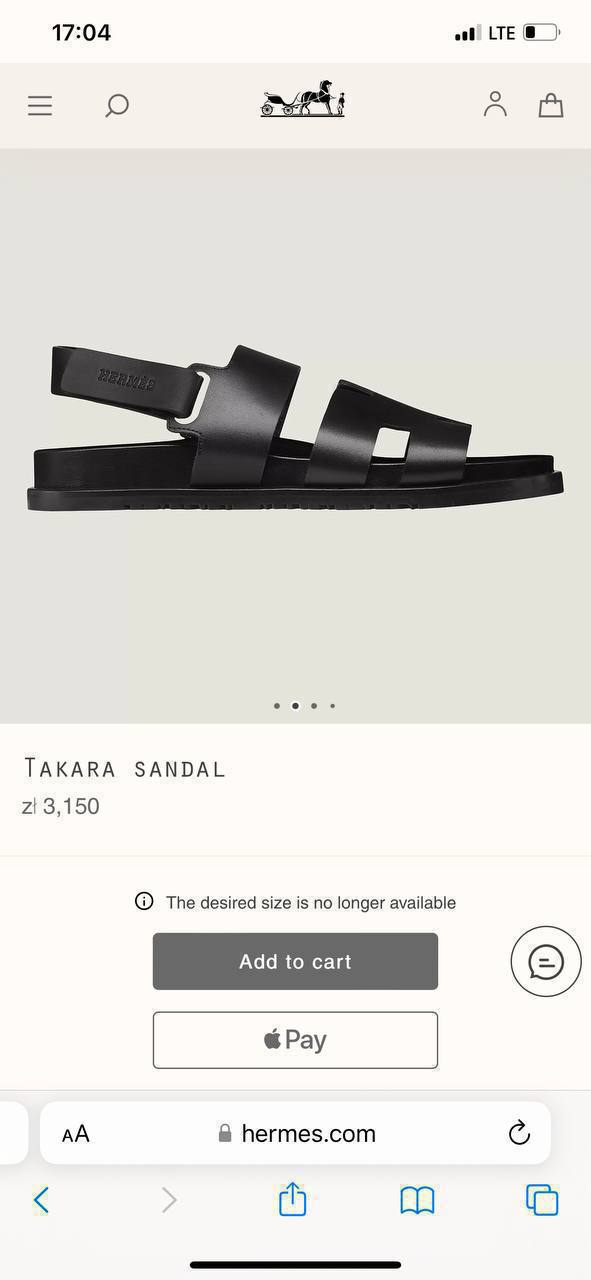 Hermes Takara — деталь ремешков